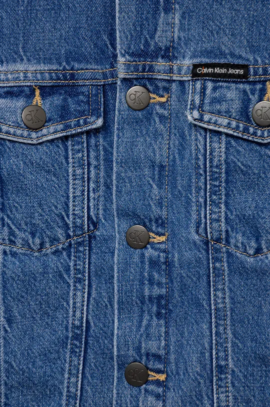 Otroška jeans jakna Calvin Klein Jeans  100% Bombaž