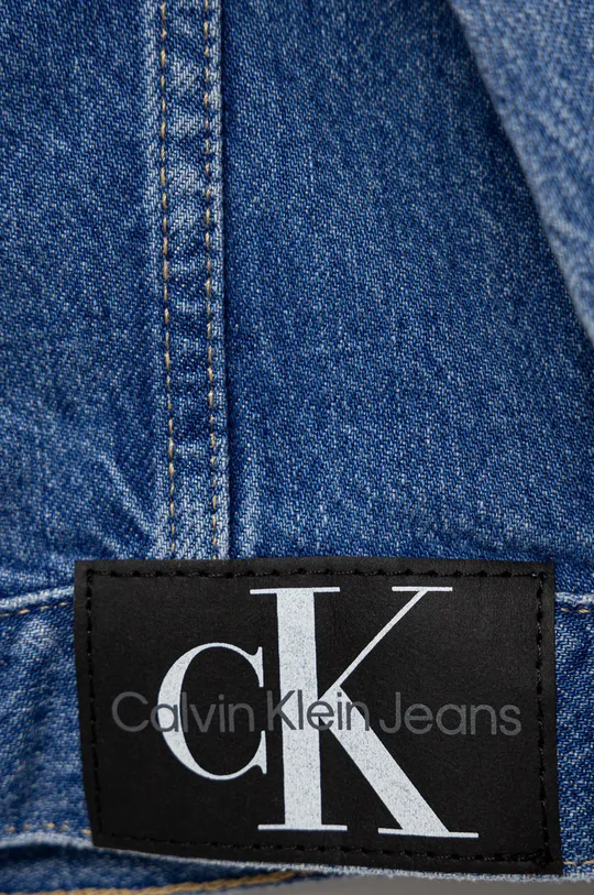 μπλε Παιδικό τζιν μπουφάν Calvin Klein Jeans