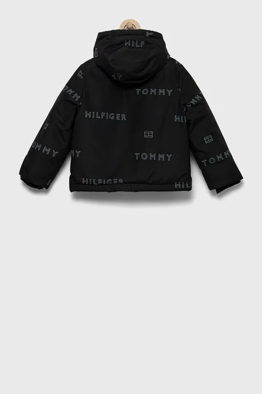 Παιδικό μπουφάν Tommy Hilfiger μαύρο
