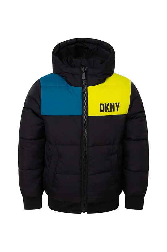 Αναστρέψιμο παιδικό μπουφάν DKNY μαύρο