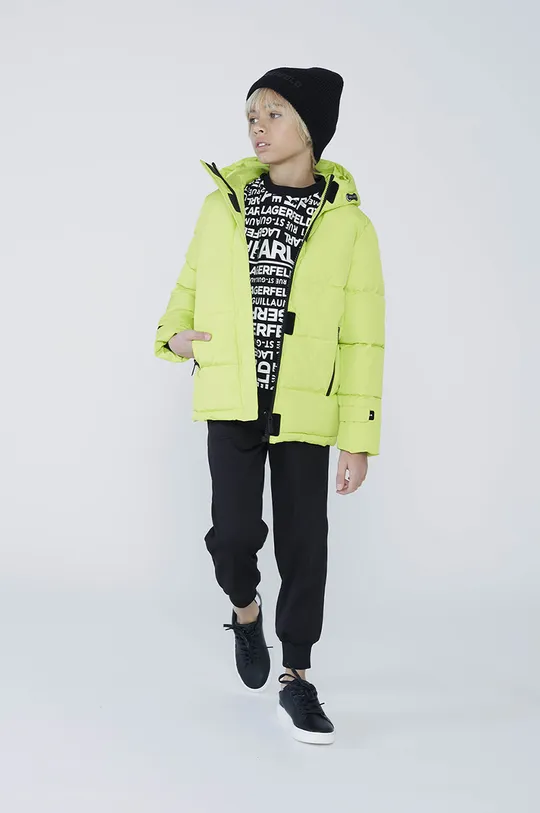 πράσινο Παιδικό μπουφάν Karl Lagerfeld Για αγόρια
