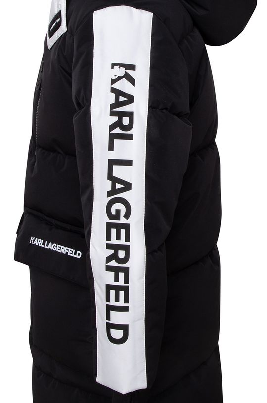 czarny Karl Lagerfeld kurtka dziecięca