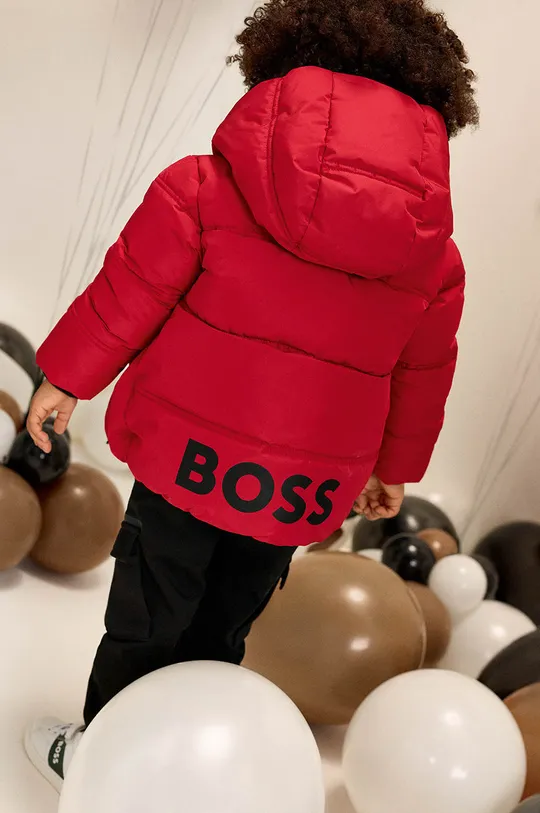 ροζ Παιδικό μπουφάν BOSS Για αγόρια