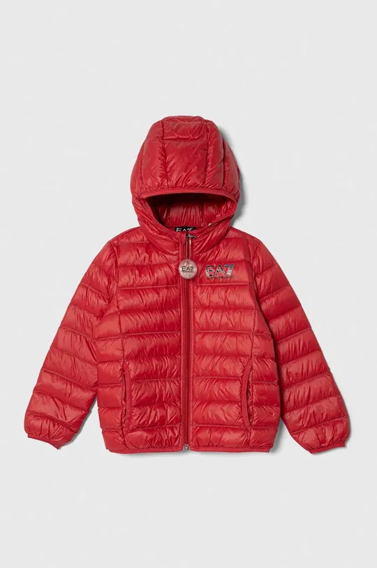 crvena Dječja pernata jakna EA7 Emporio Armani Za dječake