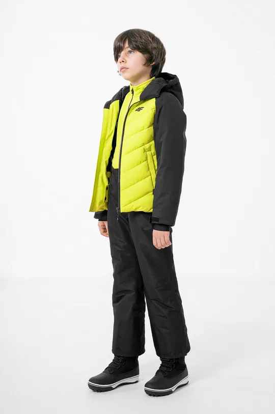 4F παιδικό μπουφάν για σκι πράσινο