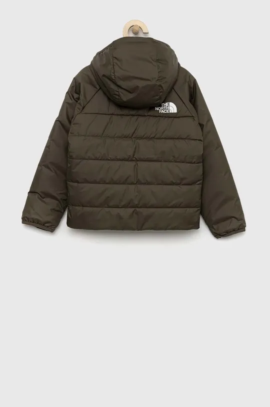 The North Face kurtka dwustronna dziecięca REVERSIBLE PERRITO JACKET zielony