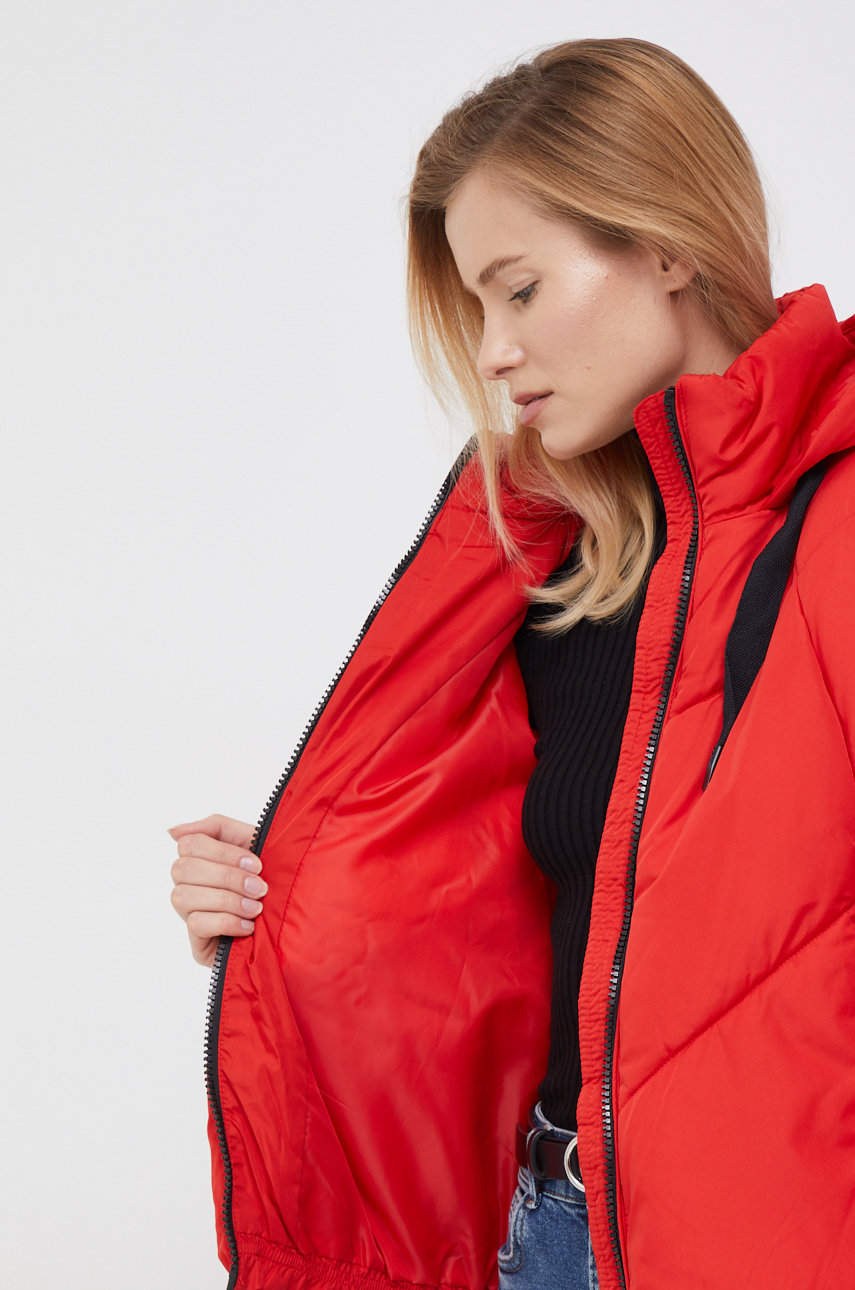 Куртка Vero Moda жіноча колір червоний перехідна oversize | ANSWEAR.ua