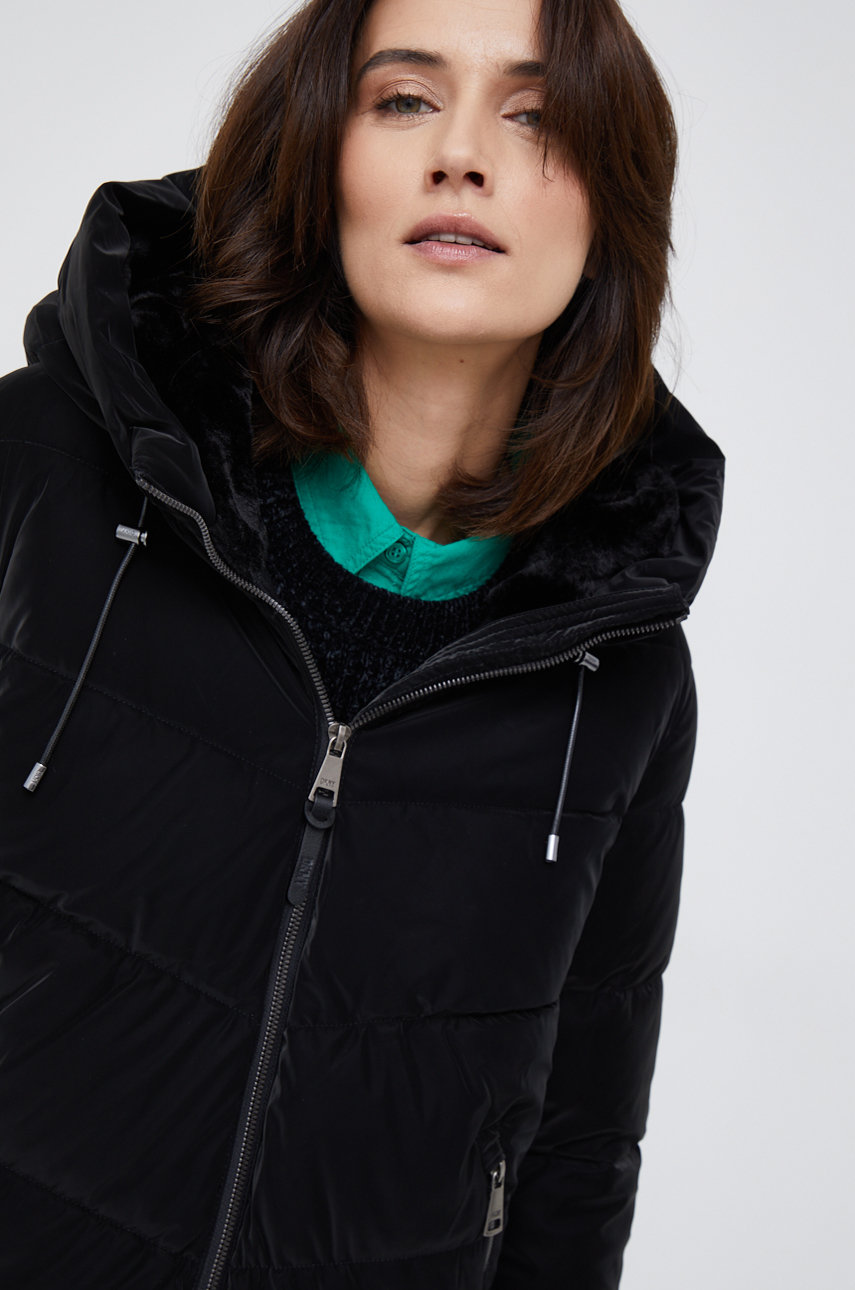 Куртка Dkny жіноча колір чорний зимова | ANSWEAR.ua