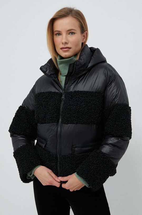 Куртка Dkny жіноча колір чорний зимова oversize | ANSWEAR.ua