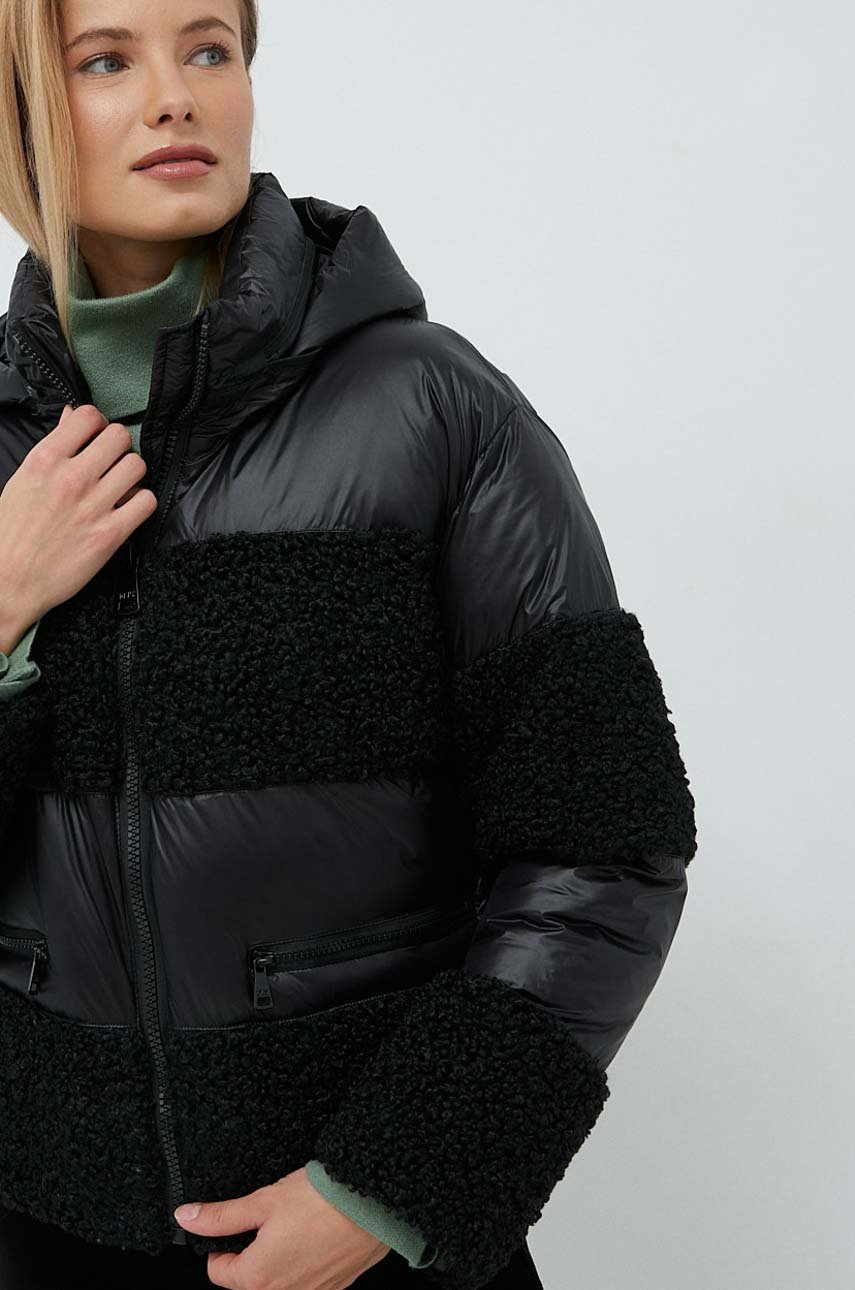 Куртка Dkny жіноча колір чорний зимова oversize | ANSWEAR.ua