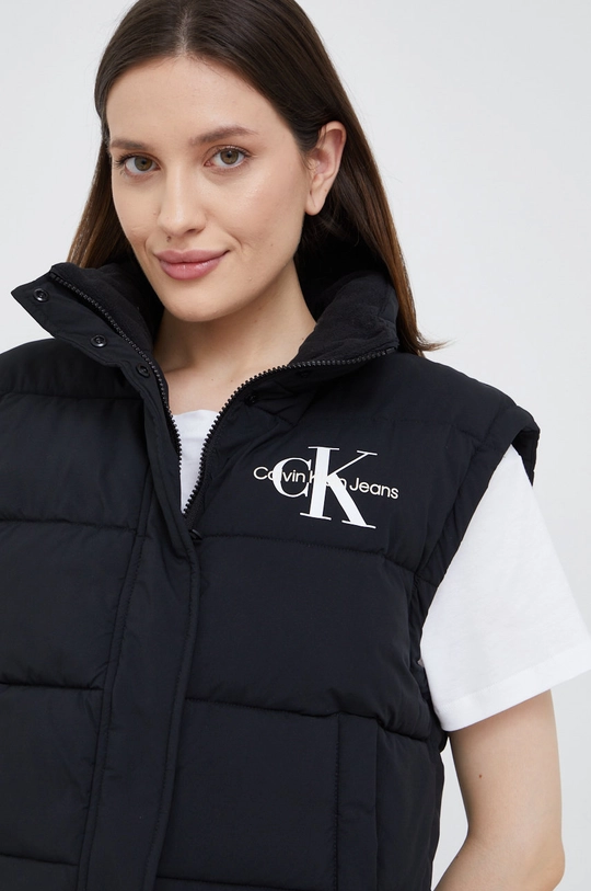 czarny Calvin Klein Jeans bezrękawnik J20J219011.9BYY