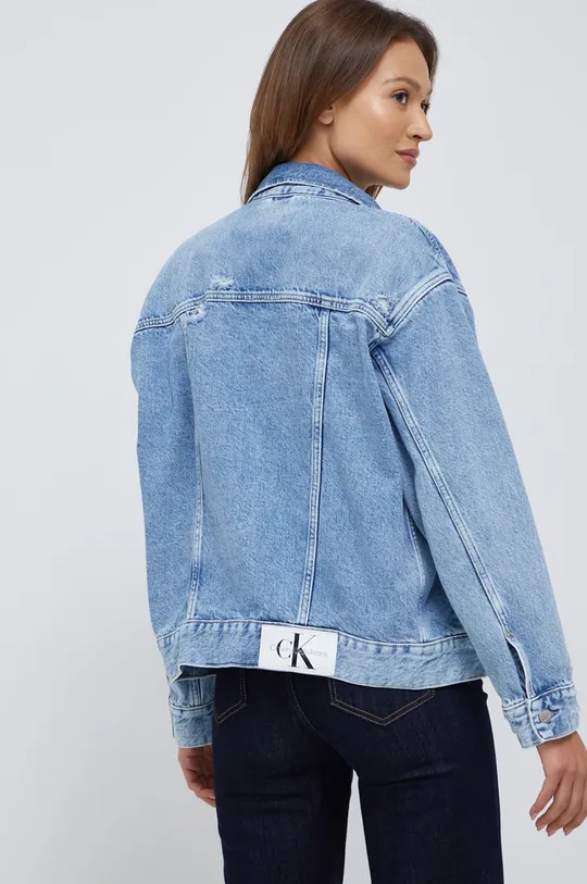Traper jakna Calvin Klein Jeans  80% Pamuk, 20% Rceiklirani pamuk