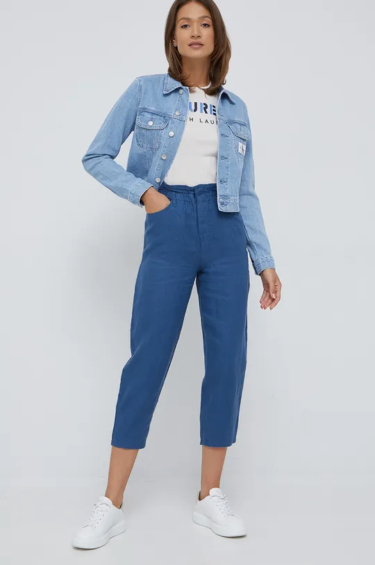 Джинсовая куртка Calvin Klein Jeans голубой