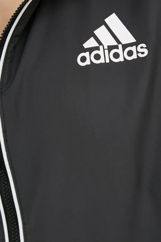 fekete adidas Performance rövid kabát