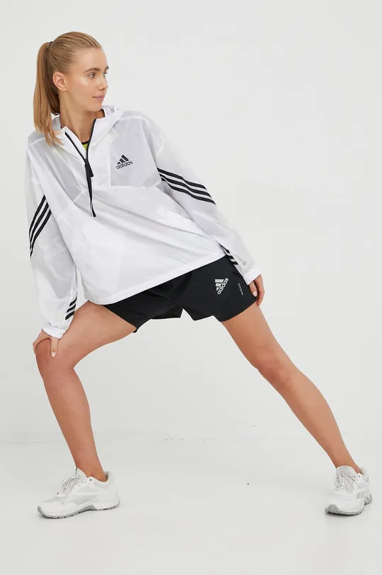 λευκό Μπουφάν adidas Performance Γυναικεία