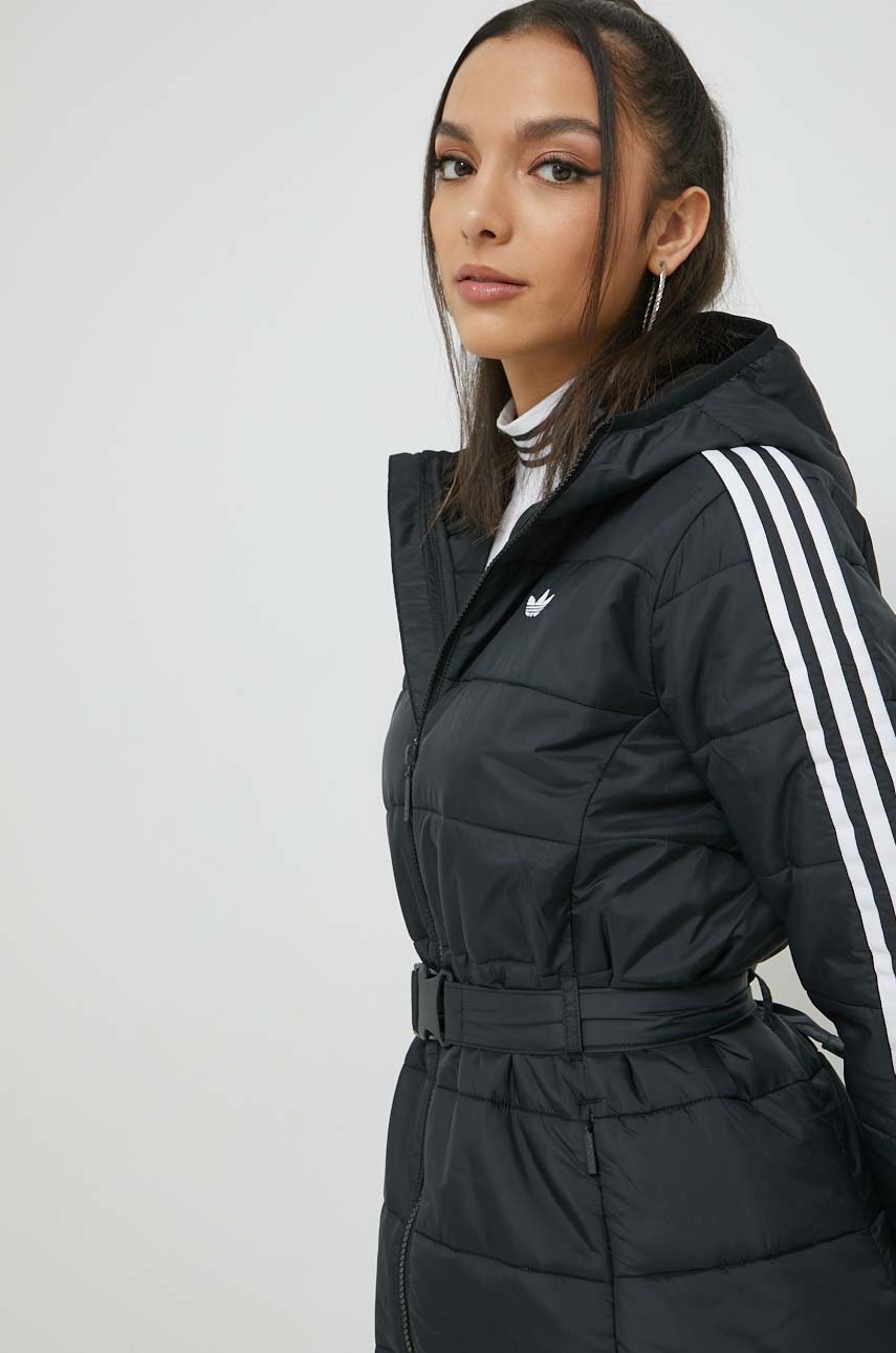 Куртка adidas Originals женская цвет чёрный переходная | ANSWEAR.ua