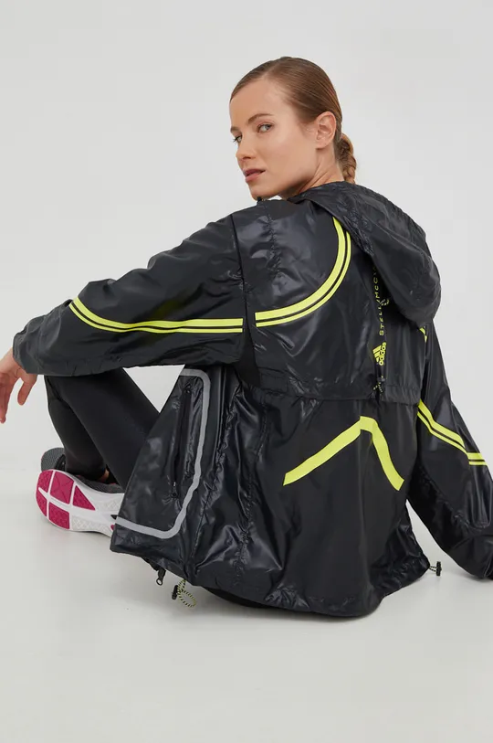 μαύρο Μπουφάν για τρέξιμο adidas by Stella McCartney Truepace Γυναικεία