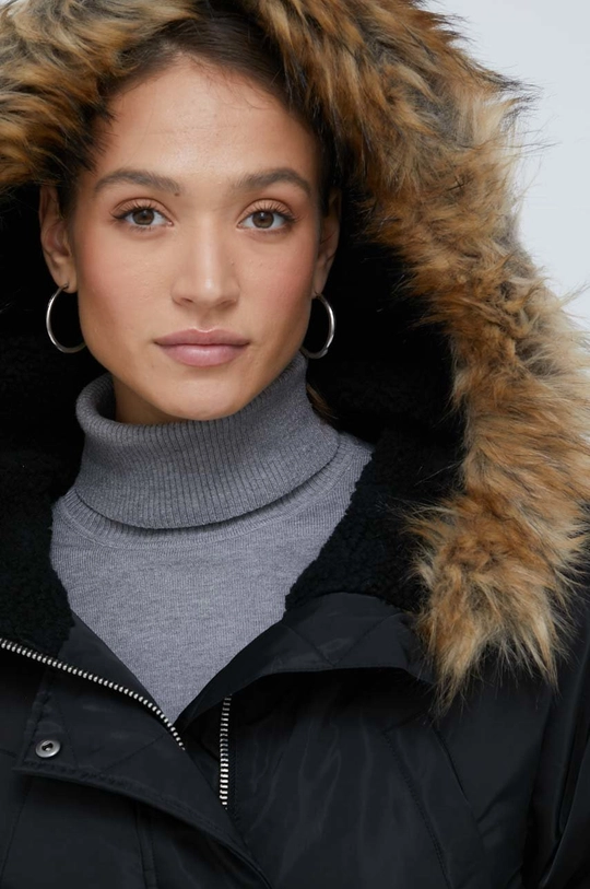 Куртка-бомбер Pepe Jeans женский цвет чёрный переходная | ANSWEAR.ua