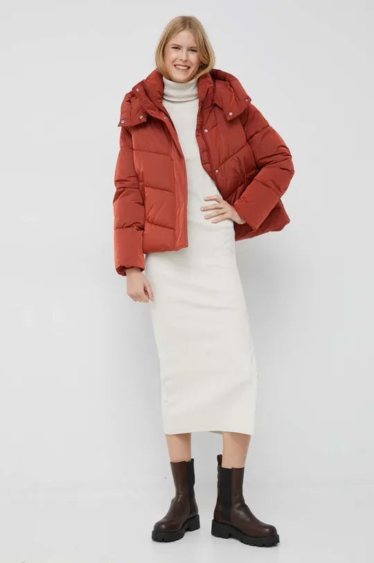 Calvin Klein kurtka czerwony