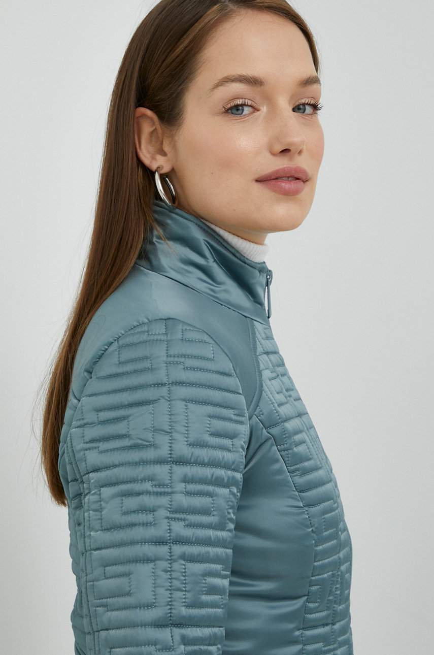 Куртка Guess жіноча колір бірюзовий перехідна | ANSWEAR.ua