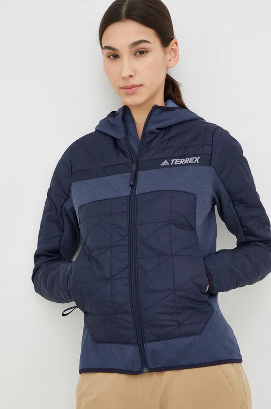 mornarsko modra Športna jakna adidas TERREX Multi Hybrid Ženski