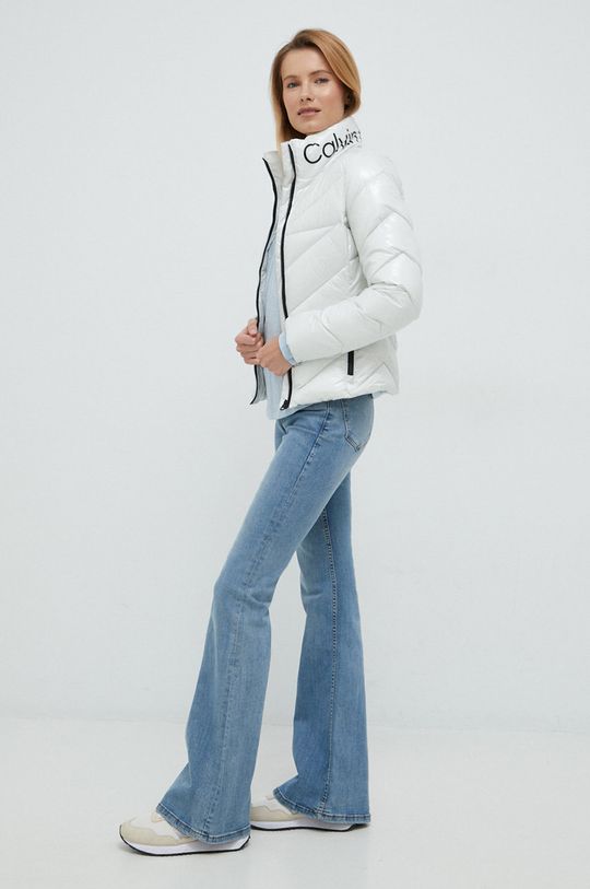 Bunda Calvin Klein Jeans světle šedá