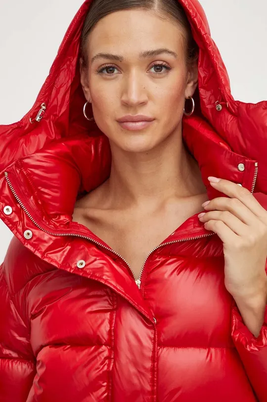 crvena Pernata jakna Patrizia Pepe