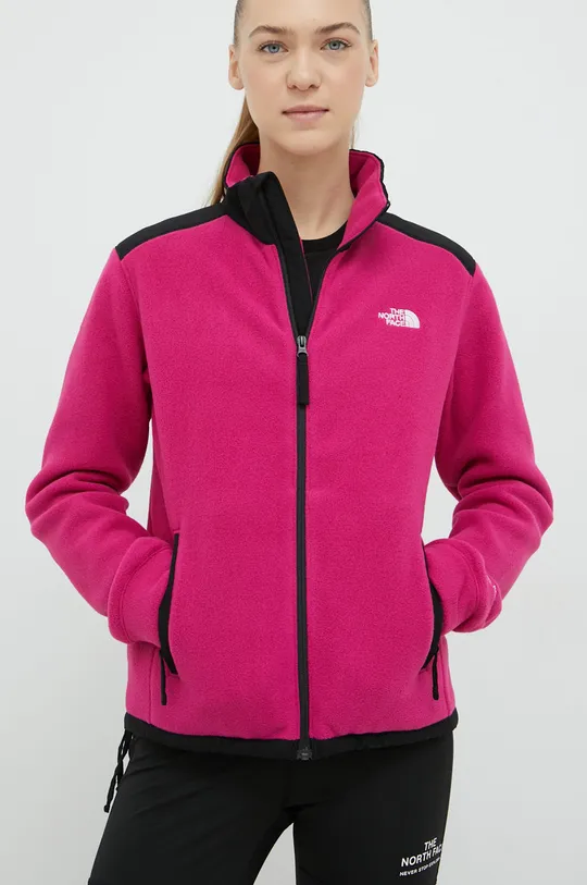ροζ Αθλητική μπλούζα The North Face Alpine Polartec 200 Γυναικεία