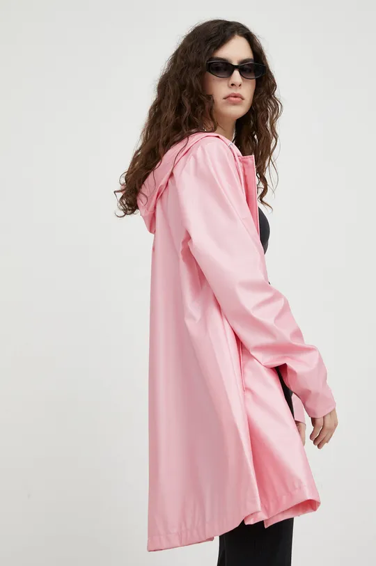 ροζ Αδιάβροχο μπουφάν Rains 18340 A-line Jacket