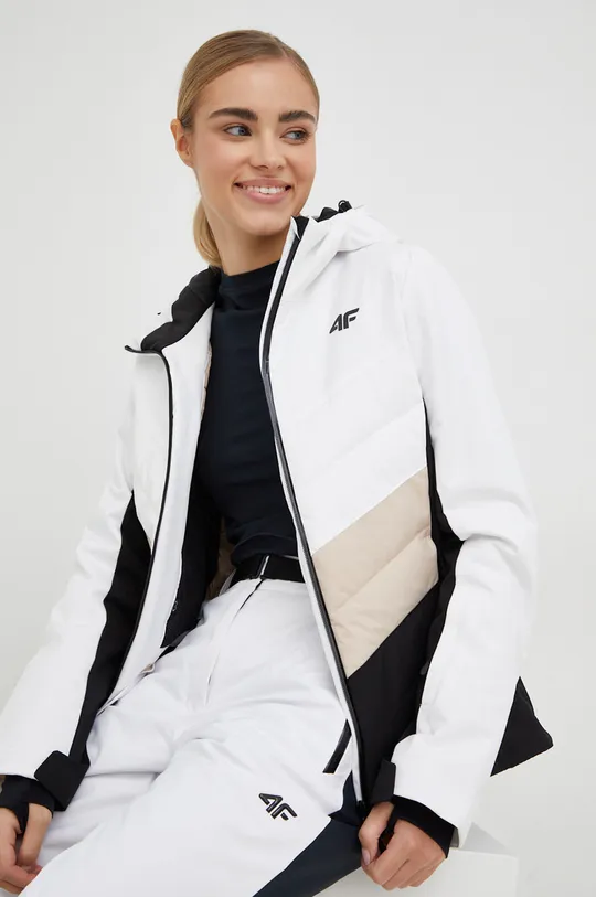 білий Гірськолижна куртка 4F Жіночий