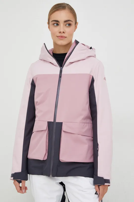 ροζ Μπουφάν για σκι 4F Γυναικεία