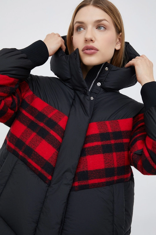 μαύρο Μπουφάν με επένδυση από πούπουλα Woolrich Γυναικεία