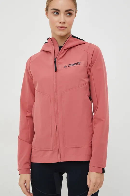 rózsaszín adidas TERREX szabadidős kabát Multi Női