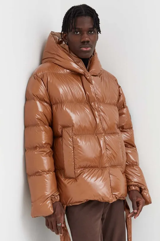 Пухова куртка MMC STUDIO Jesso Gloss коричневий