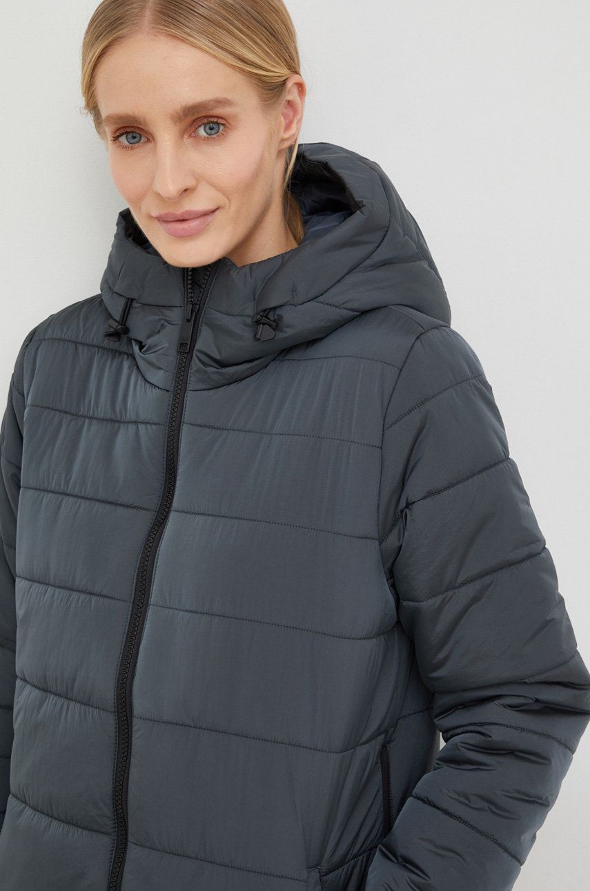 Куртка Jack Wolfskin жіноча колір сірий зимова | ANSWEAR.ua