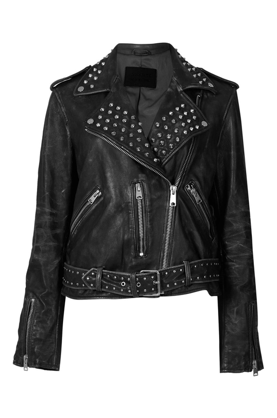 μαύρο Δερμάτινο jacket AllSaints