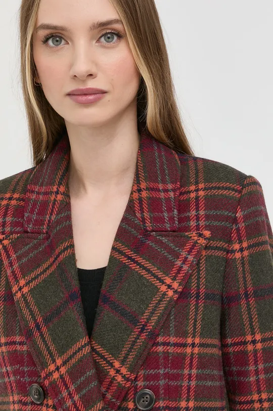 többszínű MAX&Co. gyapjú kabát