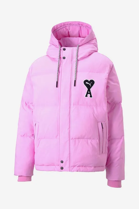 pink Puma jacket x AMI Puffer Jacket