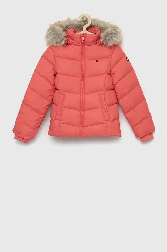 ροζ Παιδικό μπουφάν με πούπουλα Tommy Hilfiger Για κορίτσια