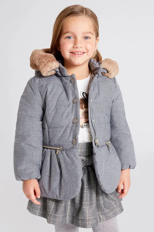 серый Детская куртка Mayoral Для девочек