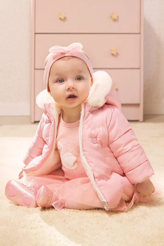 ροζ Μπουφάν μωρού Mayoral Newborn Για κορίτσια