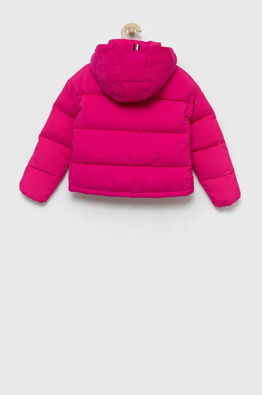Παιδικό μπουφάν Tommy Hilfiger ροζ