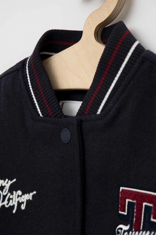 Tommy Hilfiger kurtka dziecięca Materiał zasadniczy: 84 % Poliester, 16 % Wełna, Podszewka: 100 % Poliester, Ściągacz: 98 % Poliester, 2 % Elastan