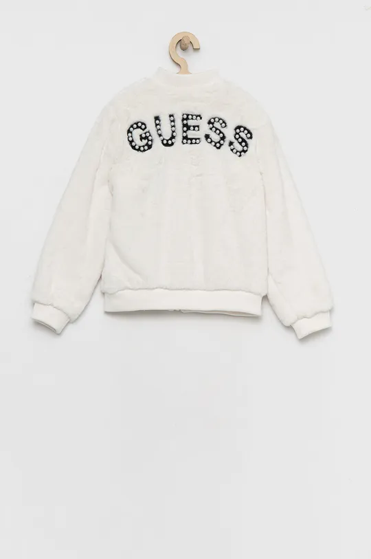 Παιδικό μπουφάν bomber Guess λευκό