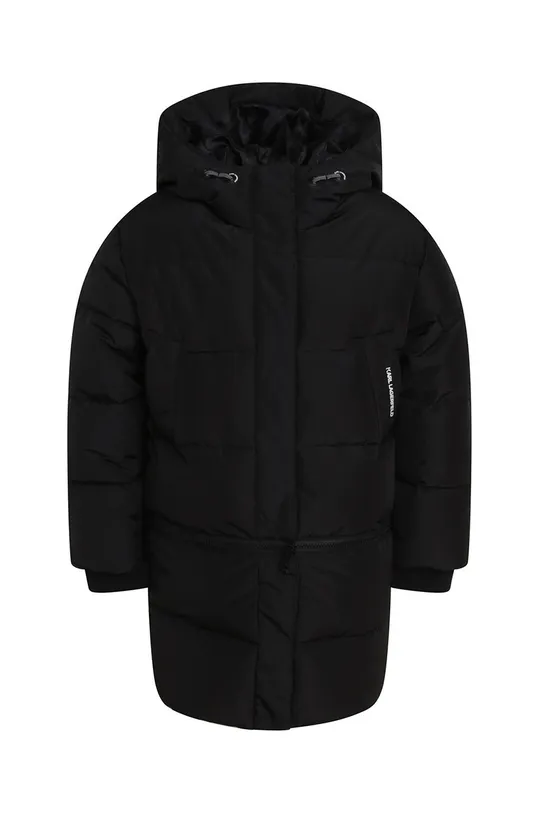 črna Otroška jakna Karl Lagerfeld Dekliški