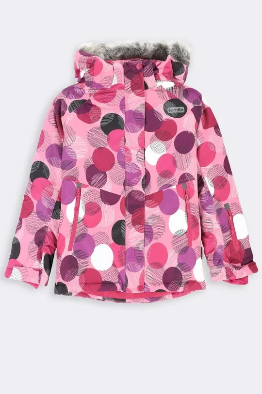 Дитяча гірськолижна куртка Lemon Explore рожевий