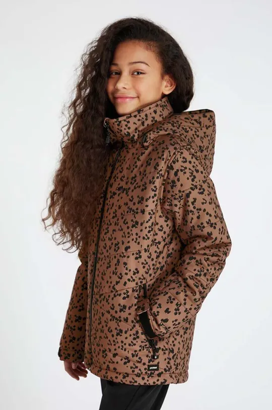 коричневий Дитяча гірськолижна куртка Protest Для дівчаток