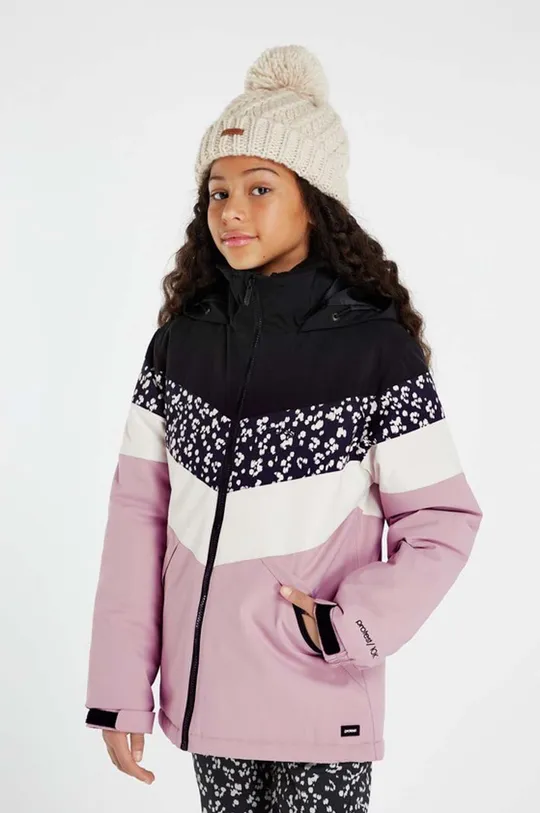 różowy Protest kurtka narciarska dziecięca Dziewczęcy