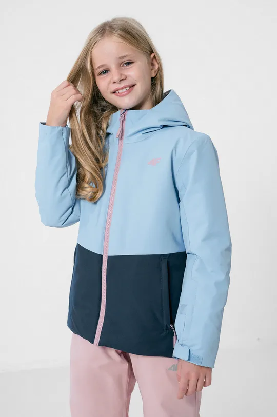 μπλε 4F παιδικό μπουφάν για σκι Για κορίτσια