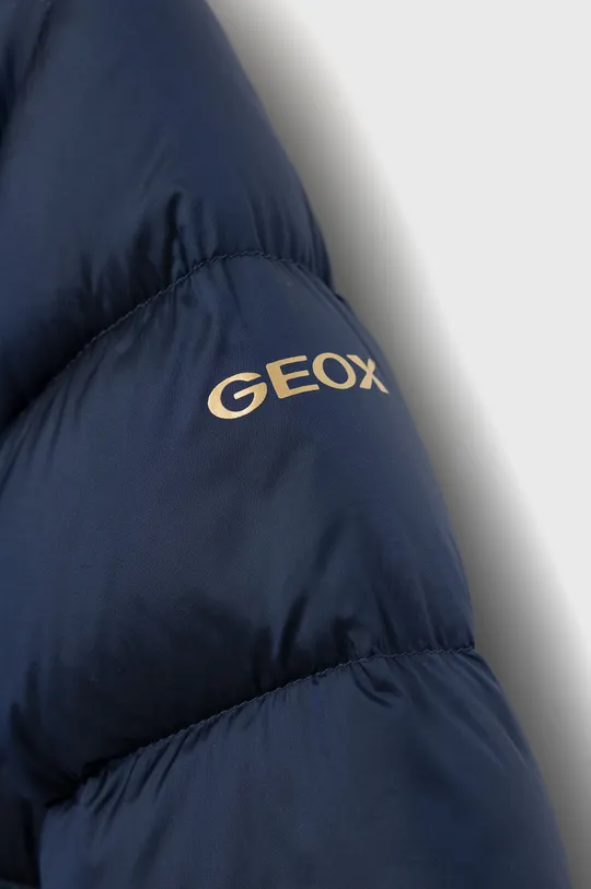 Geox kurtka puchowa dziecięca  Materiał zasadniczy: 100 % Poliamid Podszewka: 100 % Poliester Wypełnienie: 50 % Puch, 50 % Pierze kacze
